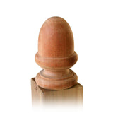Wood Acorn Post Cap
