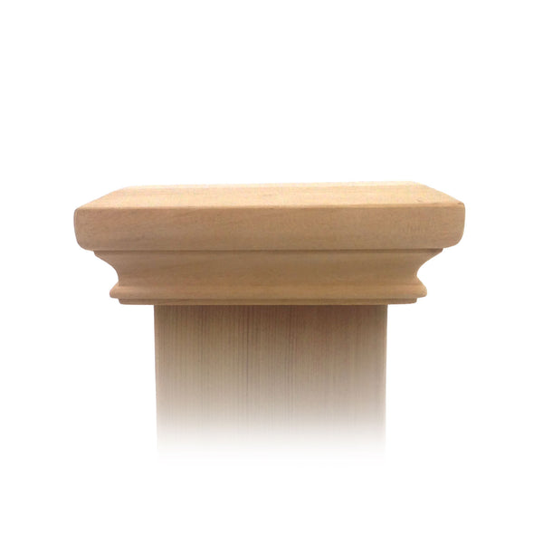 West Indies Wood Post Cap - 4x4, 5x5, 6x6, 4x6