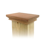 West Indies Wood Post Cap - 4x4, 5x5, 6x6, 4x6