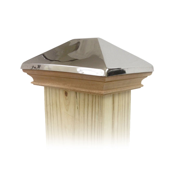West Indies Wood Fence Post Cap - 4x4, 5x5, 6x6, 4x6 | Copper Tops USA