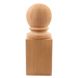 Wood Ball Top Post Cap