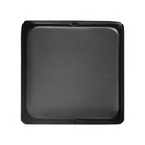 Black Stainless Steel Flat Top Post Cap - 4x4, 4x6, 6x6, and 8x8