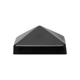 Black Stainless Steel Pyramid Post Cap - 4x4, 4x6, 6x6, 8x8