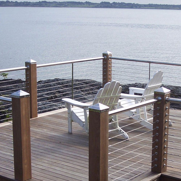 Stainless Steel Fence Post Cap 4x4, 5x5, 6x6, 8x8 Copper Tops USA